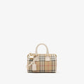 BURBERRY Mini Check Bowling Bag