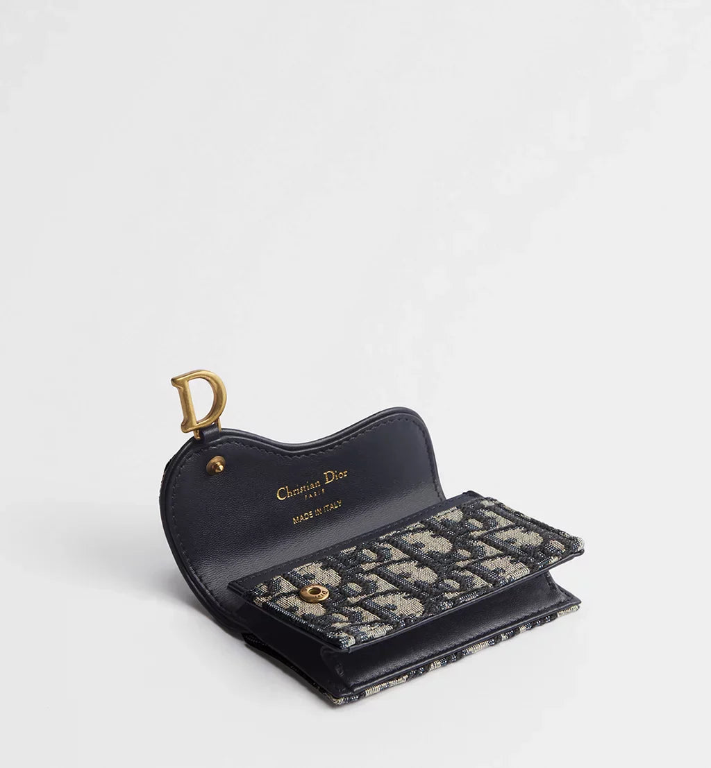 Dior Saddle Bloom Card Holder