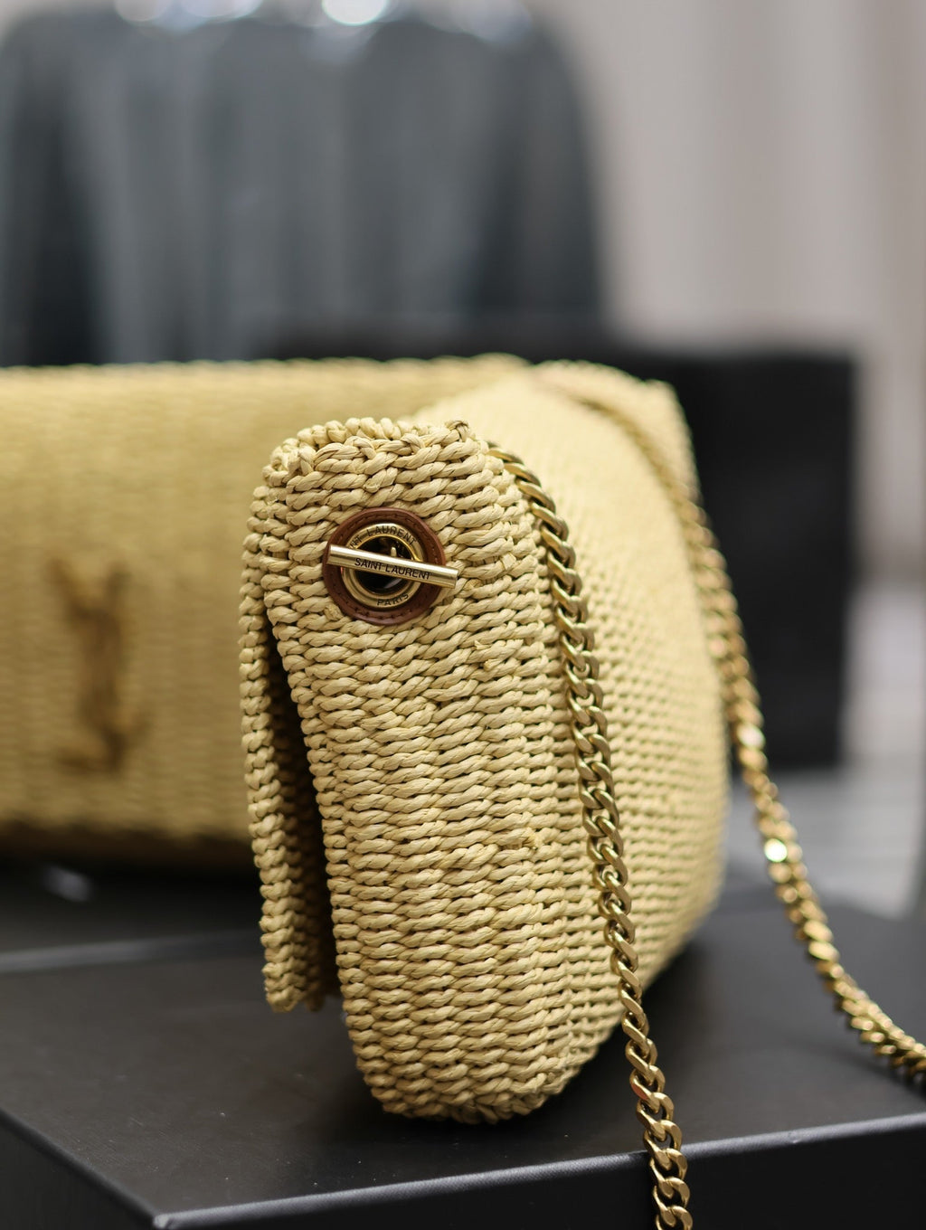 YSL Kate In Raffia - 28.5¡Á20¡Á6cm